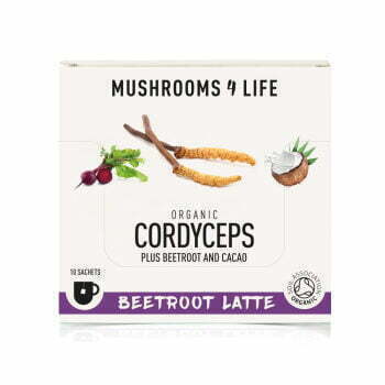 Biologische Cordyceps Latte Rode Biet Bio van Mushrooms4Life