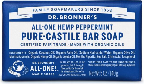 Dr Bronner zeep pepermunt