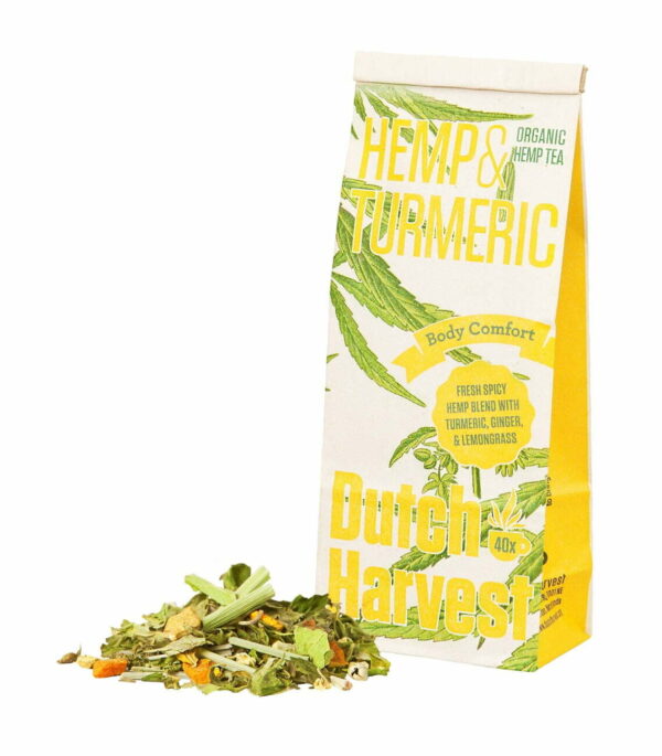 Dutch Harvest hemp tea Hemp Turmeric turmeric tea