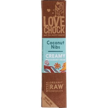 Lovechock Creamy Bar Coconut Nibs g