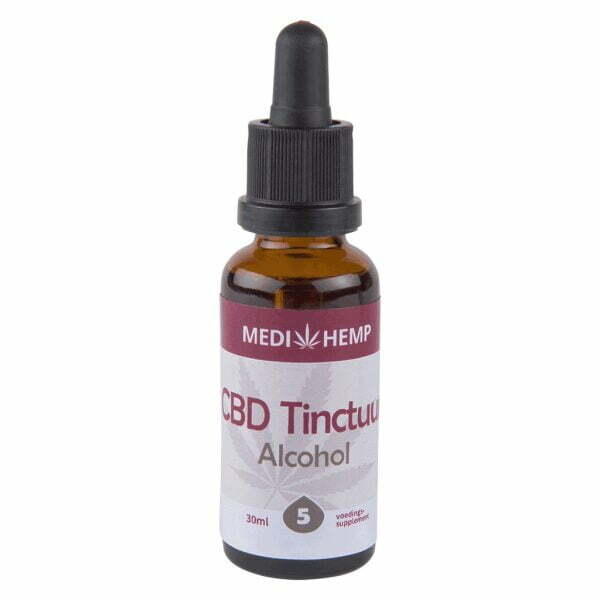 MediHemp cbd olie tinctuur alcohol extractie procent ml