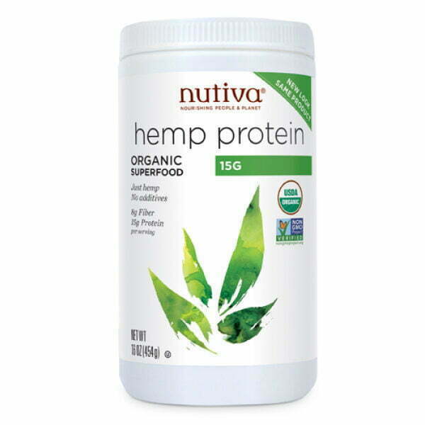 Nutiva Superfood Organic Hemp Protein Powder G Biologische Hennep Proteine Poeder G OZ g