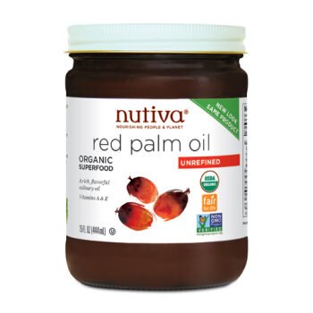 Nutiva Superfood Organic Red Palm Oil Rode Palm Olie Biologisch OZ ml