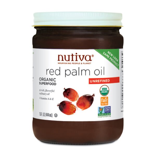 Nutiva Superfood Organic Red Palm Oil Rode Palm Olie Biologisch OZ ml