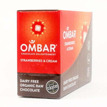 Ombar Box Chocolade Rauw strawberry cream probiotic