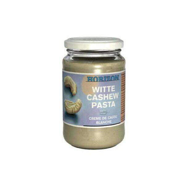 Witte Cashew Pasta Horizon cashewnotenpasta ongebrand ongeroosterd zonder zout g