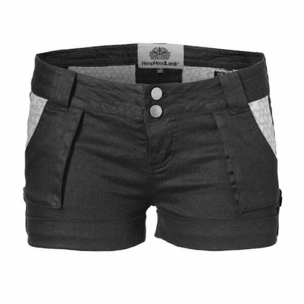 LSP Ladies Shorts Composition hemp organic cotton Color Black