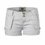 LSP Ladies Shorts Composition hemp organic cotton Color White