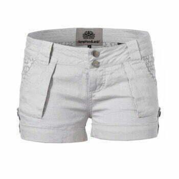 LSP Ladies Shorts Composition hemp organic cotton Color White