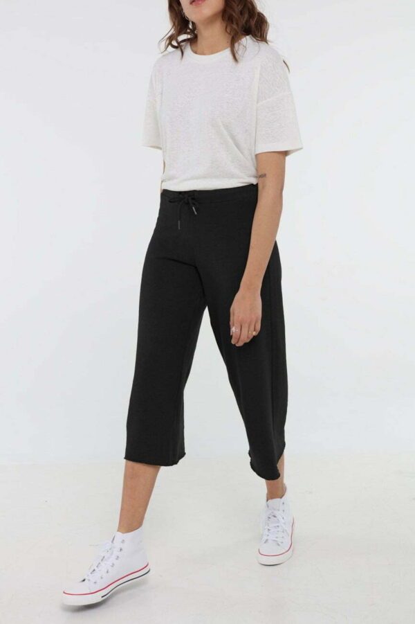 hemp culotte trousers hoodlamb black