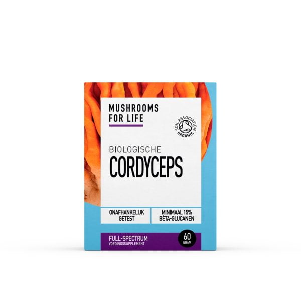 Cordyceps Poeder Paddenstoelen bio mushrooms4life