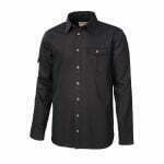 Hemp Hoodlamb Mens Longsleeve Jacket Shirt W MLS BLK