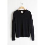 Hoodlamb Heren Sweater V Neck Zwart