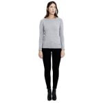 Hoodlamb Ladies Knit Sweater Grijs FW