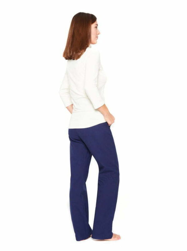 hemp trousers ladies blue chino