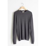 eco Heren Sweater Crewneck Hoodlamb Hennep ecofriendly Grijs