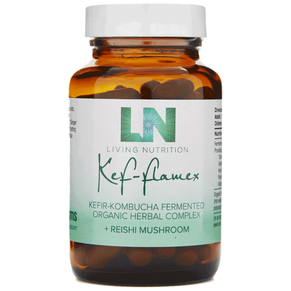 kef flamex Living Nutrition Gefermenteerde Resihi kefir kombucha capsules