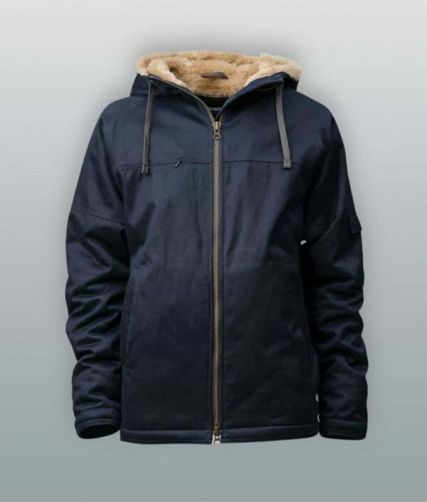 Freshemp blue jacket men blauwe winterjas heren