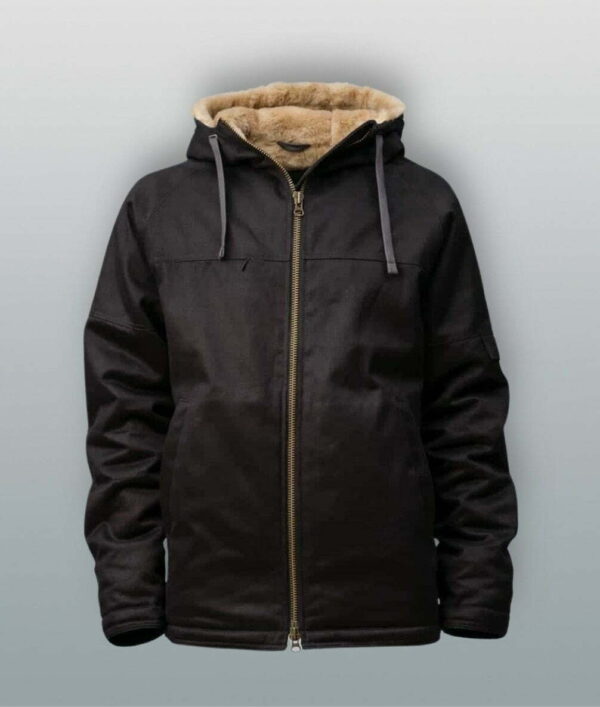 zwart winterjacket Freshemp black jacket men