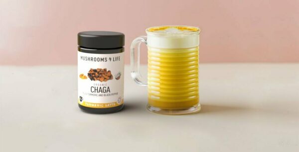 Turmeric Latte Chaga Mushrooms Organic Turmeric Mushrooms Organic