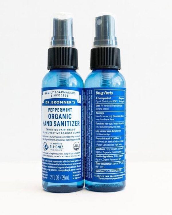 dr bronners pepermunt handhygiene spray