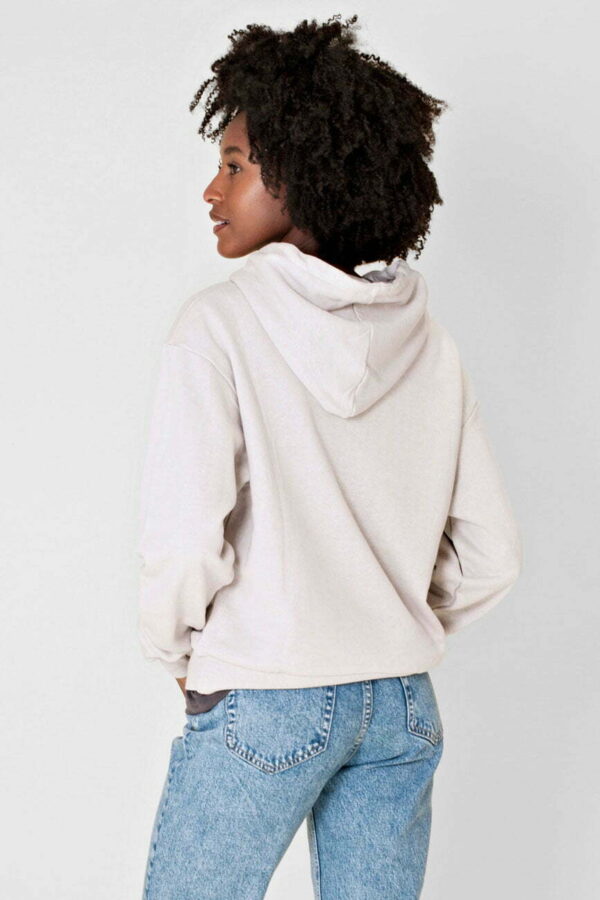 organic women hoodie concrete Studio Ten Kate hemp bio cotton