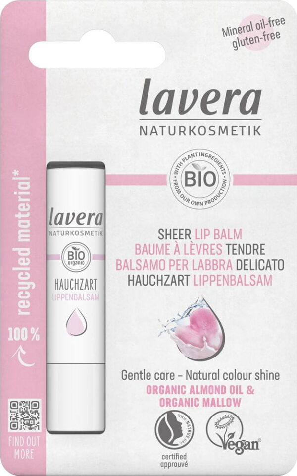 Lavera Lippenbalsem Sheer Vegan BIO Naturkosmetik