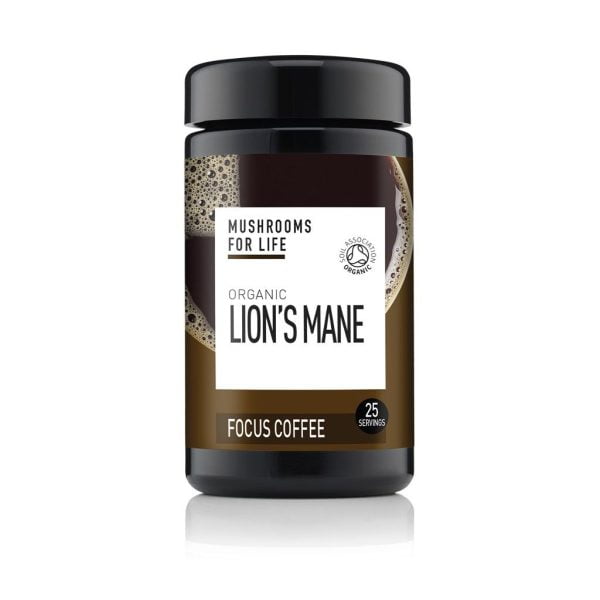 Lion's Mane Koffie Focus Coffee Bio Organic Mushrooms for Life 75g