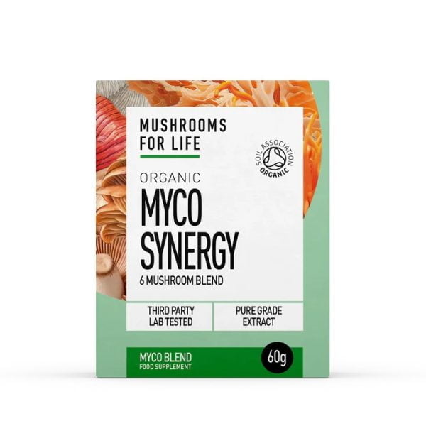 Myco Synergy Paddenstoelen Poeder BIO Mushrooms for Life 60g